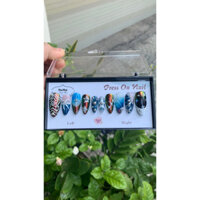 Nuna Nailbox móng tay giả thiết kế thủ công theo yêu cầu họa tiết gel ánh gương inbox đổi size Đổi shape giao hỏa tốc