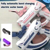 Nước Bắn Lễ Hội Đồ Chơi Mùa Hè Phong Cách Mới Súng Nước Điện Hoàn Toàn Tự Động Nổ Điện Nhỏ Súng Không Gian Chống Nước Tự Động Tốc Độ Cao Súng Nước Nổ