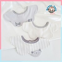 .Nước Bọt Khăn Yếm Cho Bé Sơ Sinh Chống Thấm Nước Nỉ Sữa Yếm Bé Trai Khăn Cho Bé Cotton Nước Bọt Túi 0-2 Tuổi 21