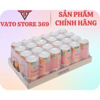 Nước cam có tép SPLASH minute maid lon 320ml