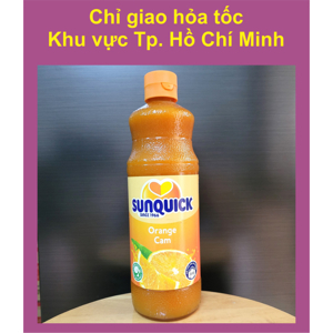 Nước Cam ép đậm đặc hiệu Sunquick – chai 840ml