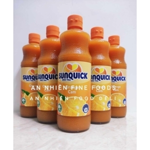Nước Cam ép đậm đặc hiệu Sunquick – chai 840ml