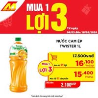 Nước Cam Ép Twister 1L