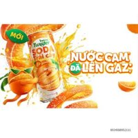 Nước cam ép Twister soda trái cây lon 320ml