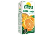 Nước cam ép Vfresh hộp 1lít
