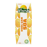Nước Cam Sữa Vfresh Vinamilk lốc 3 Hộp x 250ml