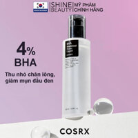 Nước cân bằng COSRX BHA Blackhead Power Liquid cải thiện hiệu quả mụn đầu đen, làm sạch và thu nhỏ lỗ chân lông