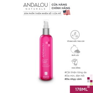 Nước cân bằng da Andalou Naturals 1000 Roses Floral Toner 178ml