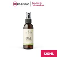Nước Cân Bằng Dạng Phun Sương Hương Trà Xanh Sukin Green Tea Hydrating Mist Toner 125ml
