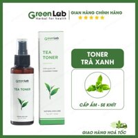 Nước cân bằng độ ẩm, se khít lỗ chân lông cho da hồn hợp, da dầu mụn - Toner Trà Xanh Greenlab 100ml