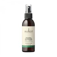 Nước Cân Bằng Làm Sạch Da Dạng Phun Sương SUKIN ORIGINAL HYDRATING MIST TONER 125ml