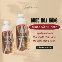 Nước cất hoa hồng dưỡng trắng da, se khít lỗ chân lông, làn da mềm mọng nước với toner nước hoa hồng chưng cất thủ công