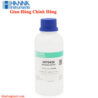 Nước cất khử ion Mã: HI70436M Thương hiệu: Hanna Instruments Thể tích: 250ml