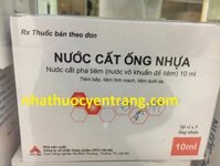 Nước cất ống nhựa TW1 - 10ml