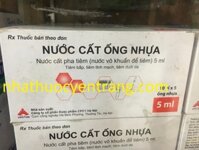 Nước cất ống nhựa TW1 - 5ml