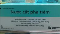 Nước cất pha tiêm 5ml Kabi – Hộp 50 ống x 5 ml