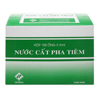 Nước cất pha tiêm Vidipha 5ml dùng để hòa tan các thuốc tiêm bột hoặc pha loãng các chế phẩm thuốc