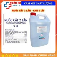Nước cất tinh khiết 2 lần dùng cho máy triệt lông laser... CAN NẮP CỨNG KO CHẢY RÒ