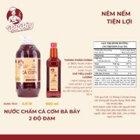 Nước chấm cá cơm Bảy 2 độ đạm 900ml - 4,8L