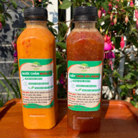 Nước Chấm Đa Năng, Sốt Trộn Gỏi Đa Năng, Nước Chấm Hải Sản Gà Vịt Đồ Nướng Sống Xanh Food 2 chai 660ml