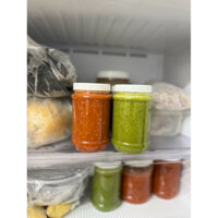 Nước chấm hải sản muối ớt xanh & muối ớt đỏ SIÊU CAY 600gram