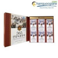 Nước Chiết Xuất Nhung Hươu Hồng Sâm Núi 365 Hansuasam 30 Gói 50ml (Korean Cultured Wild Ginseng Root Deer Antlers)