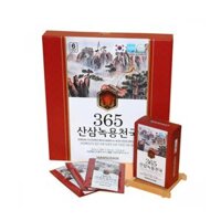 Nước Chiết Xuất Nhung Hươu Hồng Sâm Núi 365 Korean Cultured Wild Ginseng Root Deer Antlers 30 Gói