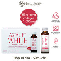 Nước collagen Astalift White Drink Whiteshield 50ml (Hộp 10 chai) Glam Beautique