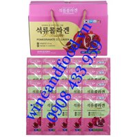 Nước Collagen lựu Korea Green Food hộp 20 túi