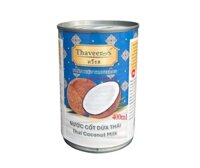 Nước cốt dừa Thái THAVEEROS 400ml