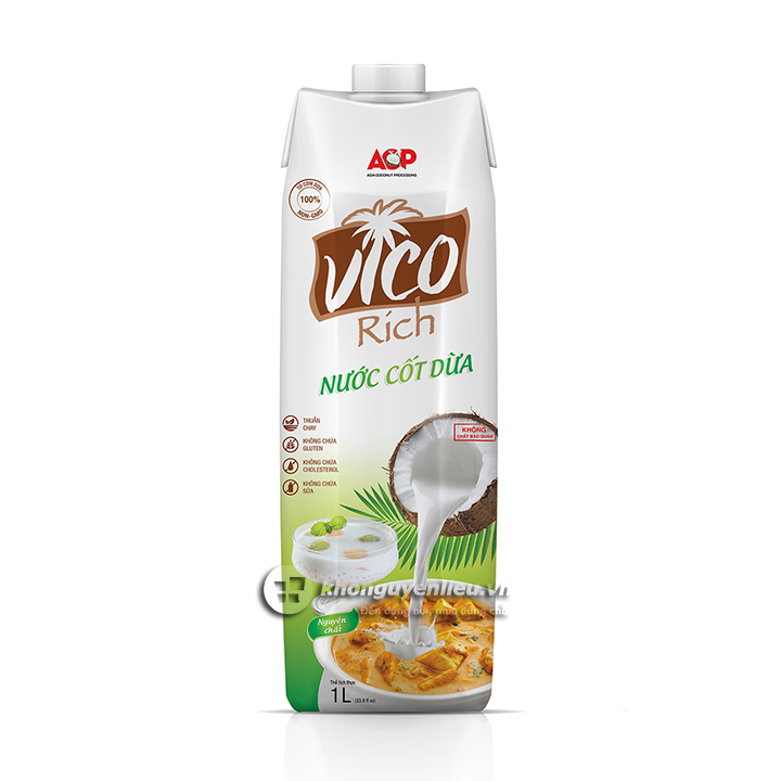 Nước cốt dừa Vico Rich 1 lít