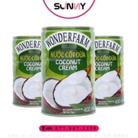 NƯỚC CỐT DỪA - WONDERFARM | THÙNG 24 LON