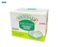 Nước cốt dừa Wonderfarm 400ml - thùng*24