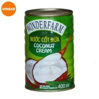 NƯỚC CỐT DỪA WONDERFARM 400ML (24 LON/THÙNG)