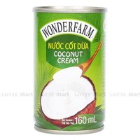 Nước Cốt Dừa Wonderfarm Lon 160ML