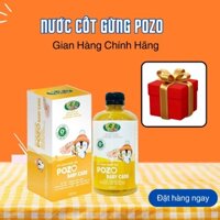 Nước Cốt Gừng Nghệ Pozo Kids Ngâm Chân Và Tắm Hỗ Trợ Ấm Người Dưỡng Ẩm Da Cho Bé 500ml HÀNG CHÍNH HÃNG