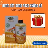 Nước Cốt Gừng Nghệ Pozo Kids Ngâm Chân Và Tắm Hỗ Trợ Ấm Người Dưỡng Ẩm Da Cho Bé 500ml HÀNG CHÍNH HÃNG