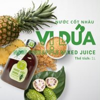 Nước cốt nhàu vị dứa Noni Best One 500ml Đẹp dáng đẹp da - Quả nhàu tươiNước cốt nhàu vị dứa Noni Best One 500ml