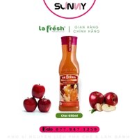 NƯỚC CỐT TRÁI CÂY - LA FRESH - TÁO | THÙNG 12 CHAI