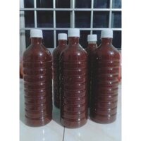 Nước cốt trái nhàu ngâm đường cát vàng, đã lọc hạt chỉ lấy thịt nhàu và nước 1 lít