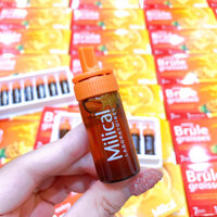 Nước Detox Giảm Cân Milica Extra Brule Graisses 7 Ống - NƯỚC ÉP ĐỐT MỠ NỘI TẠNG 7 NGÀY CAM DỨA PHÁP
