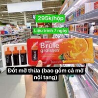 Nước Detox Milica Extra Brule Graisses 7 ống Cam Dứa