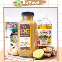 Nước Detox tỏi gừng chanh giấm táo mật ong