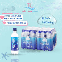 Nước Điện Giải Aquarius 390ml/24 chai Bù Nước Bù Khoáng