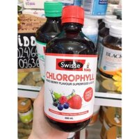 nước diệp lục chlorophyl Swisse Chlorophy 500ml vị dâu