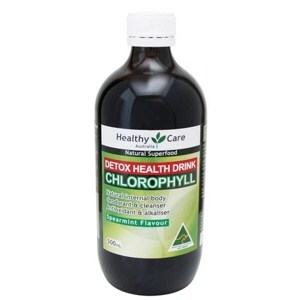 Nước diệp lục healthy care chlorophyll thanh lọc, giải độc cơ thể, lọ 500ml