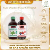 Nước diệp lục hỗ trợ thanh lọc, thải độc cơ thể Swisse Chlorophyll Mixed Berry Flavour Liquid (500ml)