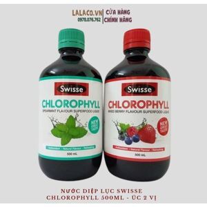 Nước diệp lục tạo hồng cầu máu Swisse Chlorophyll 500ml