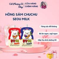 NƯỚC DINH DƯỠNG HỒNG SÂM CHUCHU (Chu Chu) HÀN QUỐC GIÚP BÉ ĂN NGON, NGỦ NGON, TĂNG CƯỜNG ĐỀ KHÁNG