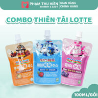 Nước Dinh Dưỡng Thiên Tài Poli Lotte Hàn Quốc Cho Bé, Giúp Bé Tăng Cao, Tăng Cân, Tăng Đề Kháng, Hộp 10 Gói x 100ml